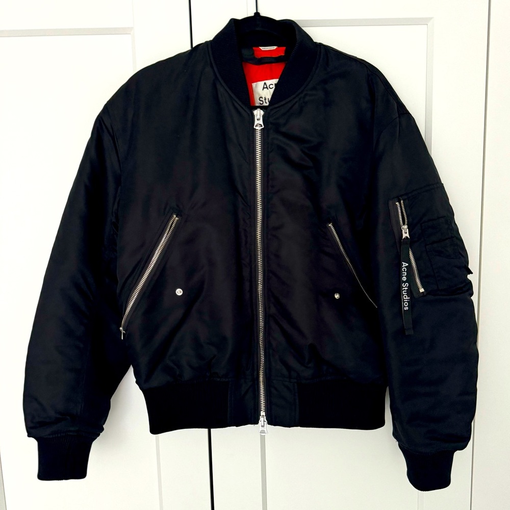 Acne Studios Bomber-jacket Black Size 44
